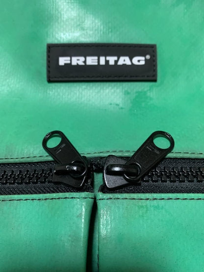 FREITAG F49 Fringe Green Truck Canvas Backpack Large Authentic Bag