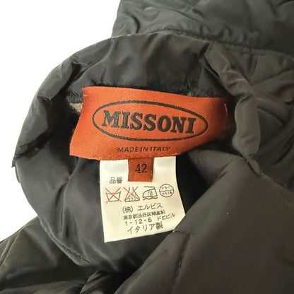 Missoni Women M Reversible Quilted Coat Top Quality Orange Tag Luxury Unique ITA