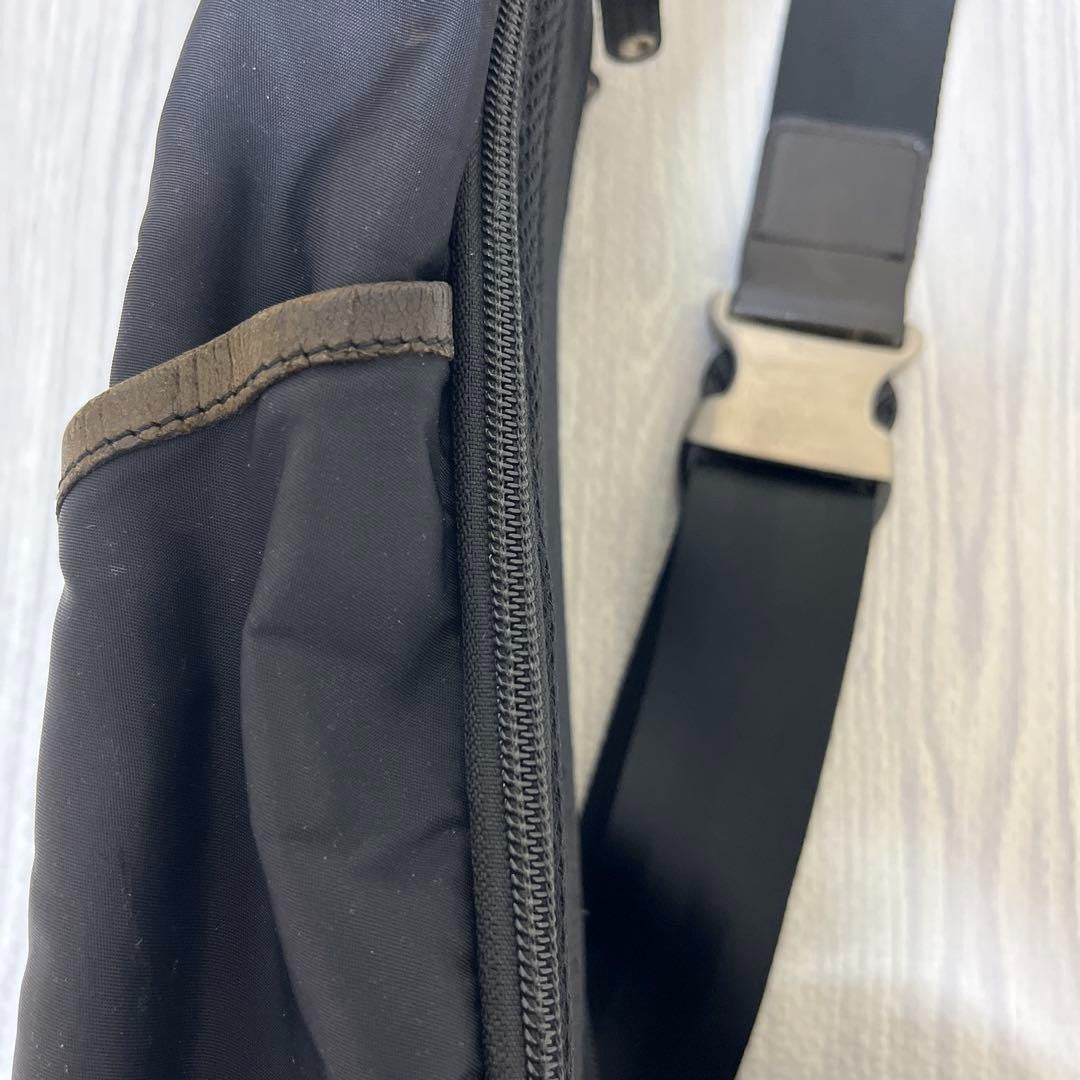 MSPC(master-piece) Shoulder bag Nylon Leather Black