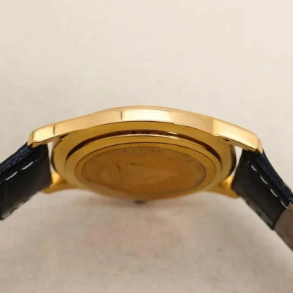 GUCCI 5400L Watch Gold Black Roman Dial Quartz Vintage Rare Authentic Working JP