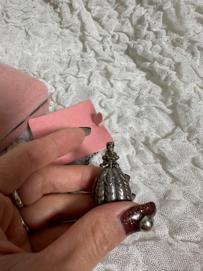 Disney Belle Silver Charm Necklace Sterling 925 Limited Edition