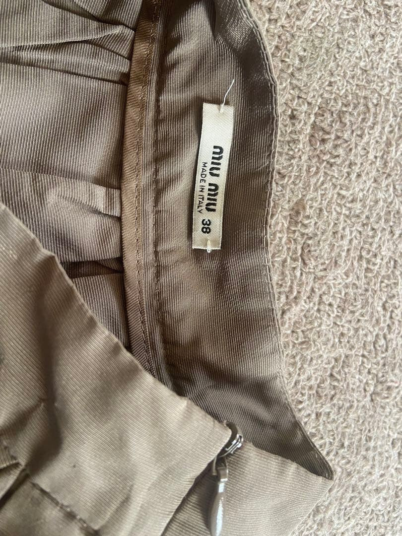 MIU MIU Skirt Size 38 Flared Mini Short Fashion Women's Apparel