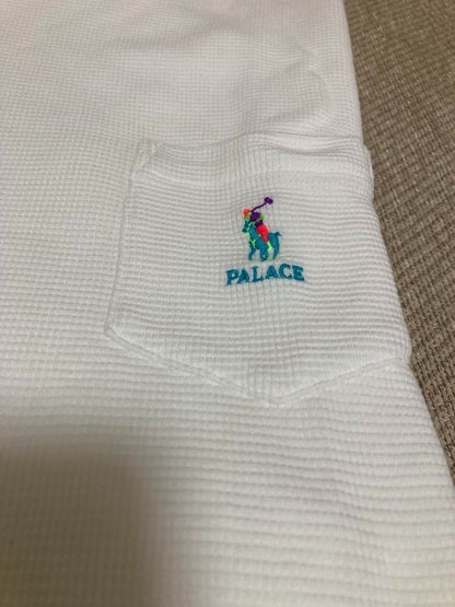 PALACE Ralph Lauren Waffle Pocket T-Shirt White L