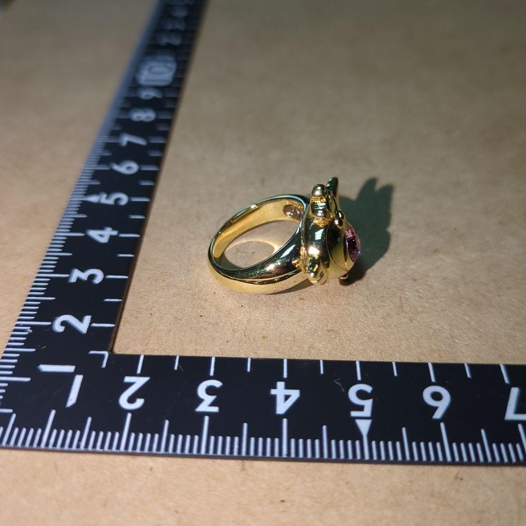 Bandai Sailor Moon 20th Anniversary Gold Ring K18 Plated Approx. Size 9 or 11