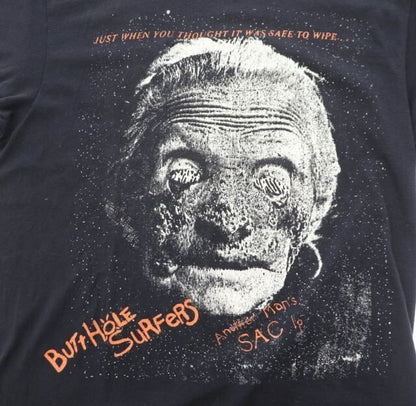 Butt hole Surfers T-shirt L Size 90s Vintage Graphic Tee Hanes supreme Used