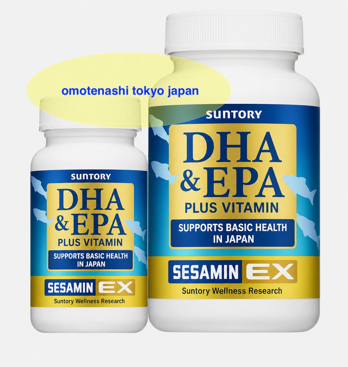 Suntory DHA & EPA + Sesamin EX Omega-3 Supplement 360 Softgels 120+240