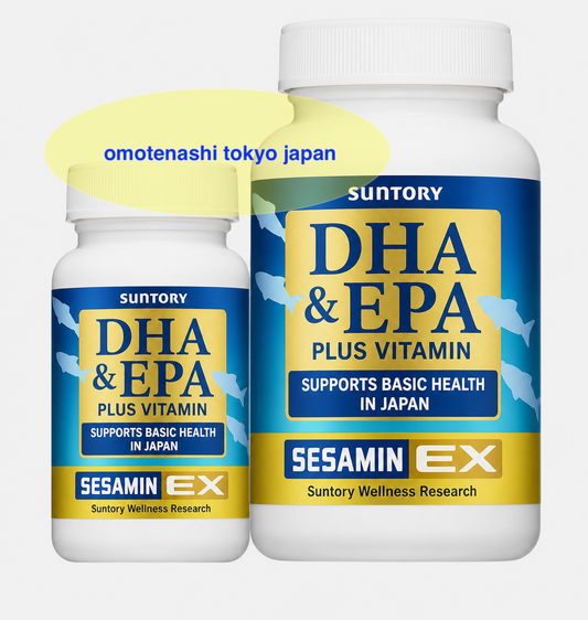 Suntory DHA & EPA + Sesamin EX Omega-3 Supplement 360 Softgels 120+240