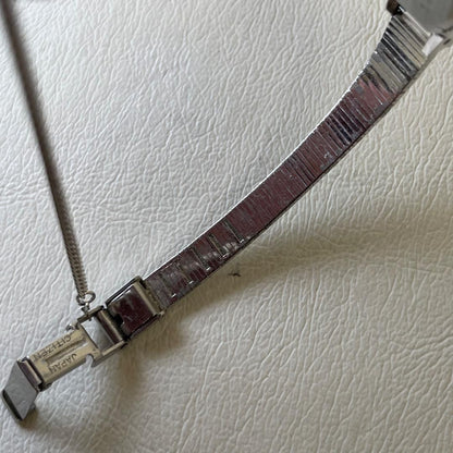 Rare, working item Citizen Hand-wound 21 jewels Showa retro Green Silver
