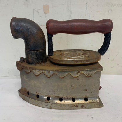 Rare Showa Retro Charcoal Iron Antique Art Collection with ironing board Japan