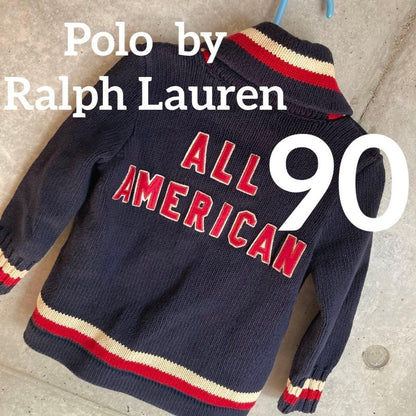 Ralph Lauren Polo Shawl Collar Cardigan Babyweight 90 Vintage Rare Edition