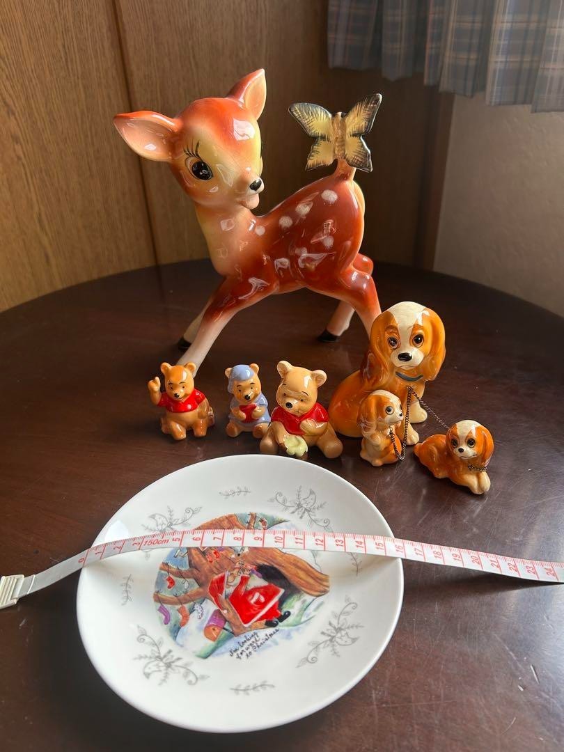 Disney Antique Figurine Bambi Set