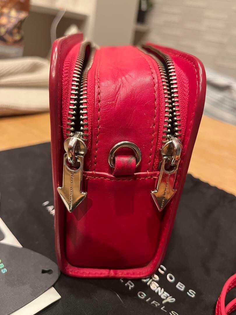 Marc Jacobs Disney Collaboration Bag Red Genuine Leather Limited Edition