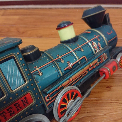 Tinplate Locomotive Modern Toys Co. Made in Japan Domestic