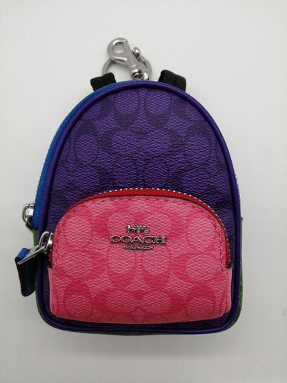 Coach Ca030 Bag Charm Backpack Motif Multicolor