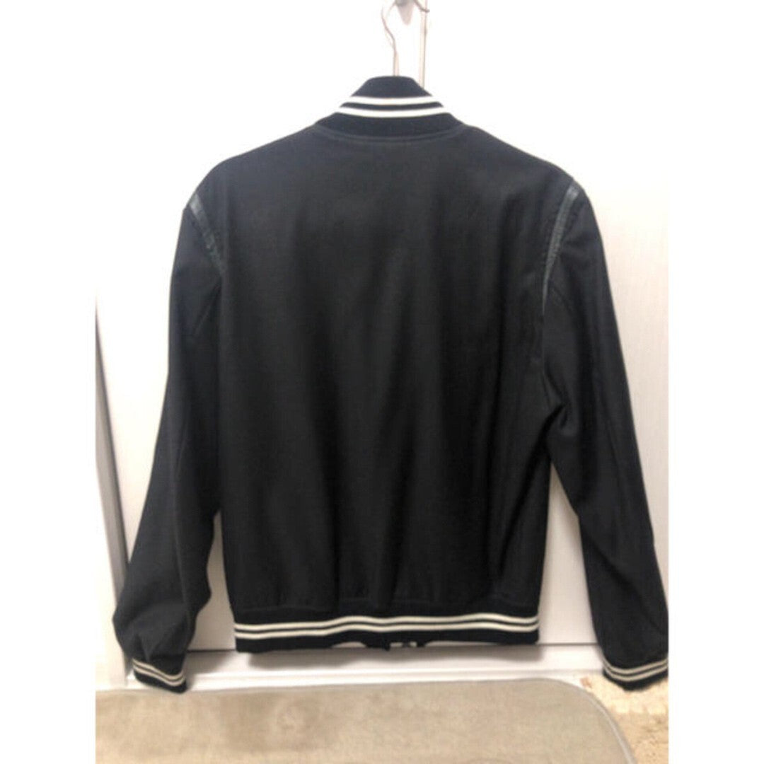 John Elliott Black Stadium Jacket Blouson Size L Used