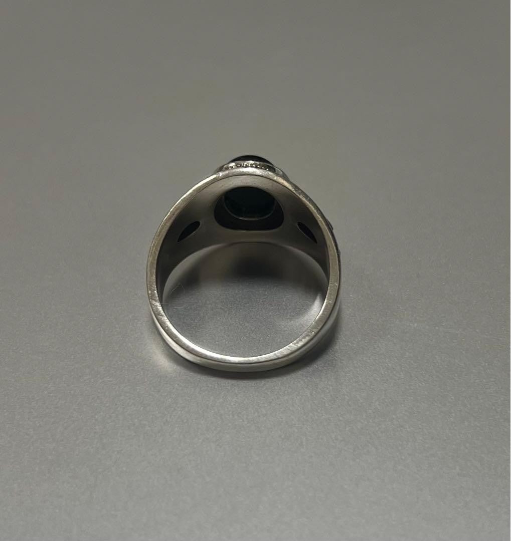 Sterling Silver 925 Ring with Onyx - Men's