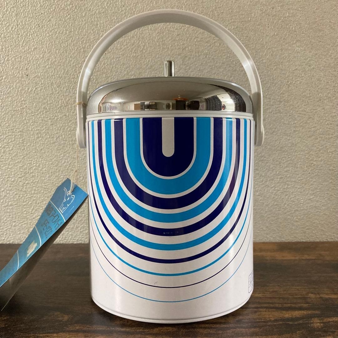 Zojirushi ice bucket JPE-1200 1.2 liters, Showa retro style.