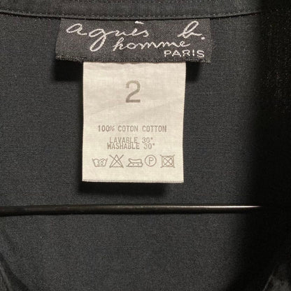 90s Agnes B. HOMME Zip Shirt Size 2 - Vintage Condition