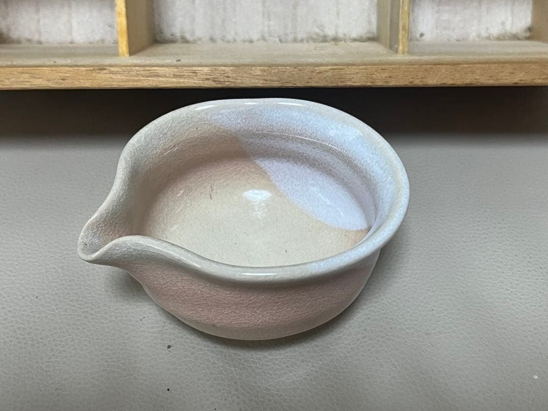 Japanese Tea Ceremony Set, Ceramic, with Storage Box Hagi-yaki Sencha Tea Set
