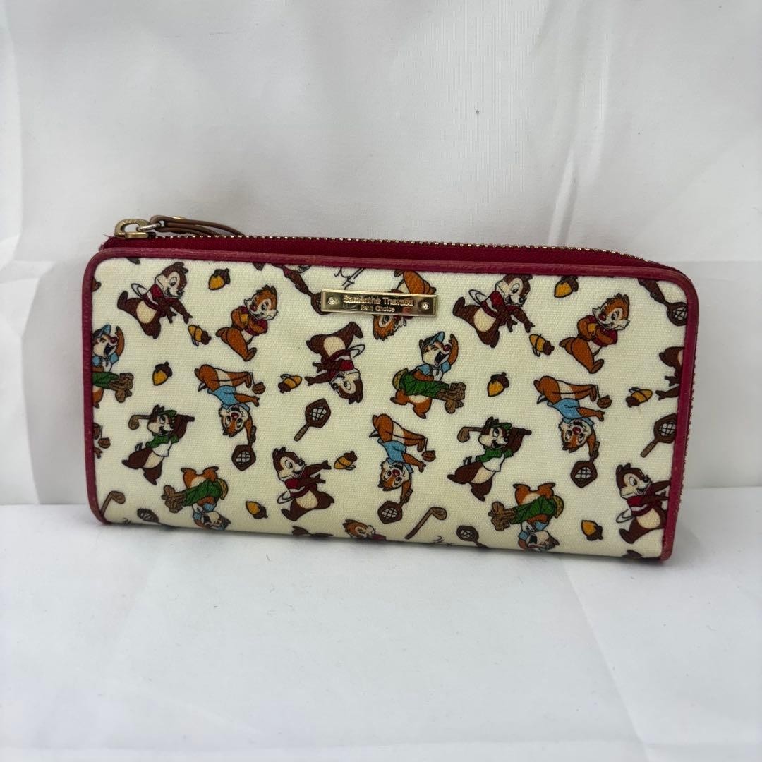 Samantha Thavasa Chip and Dale Long Wallet Disney Collaboration