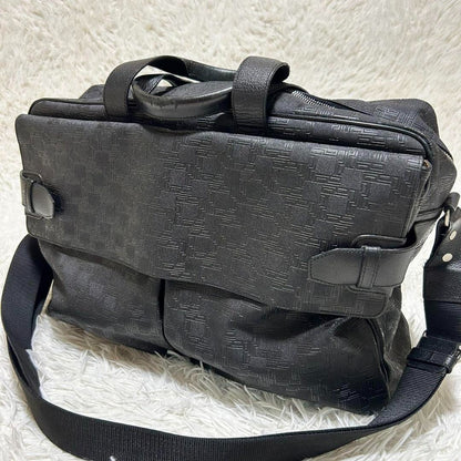 dunhill D Eight 2way Boston Bag Authentic