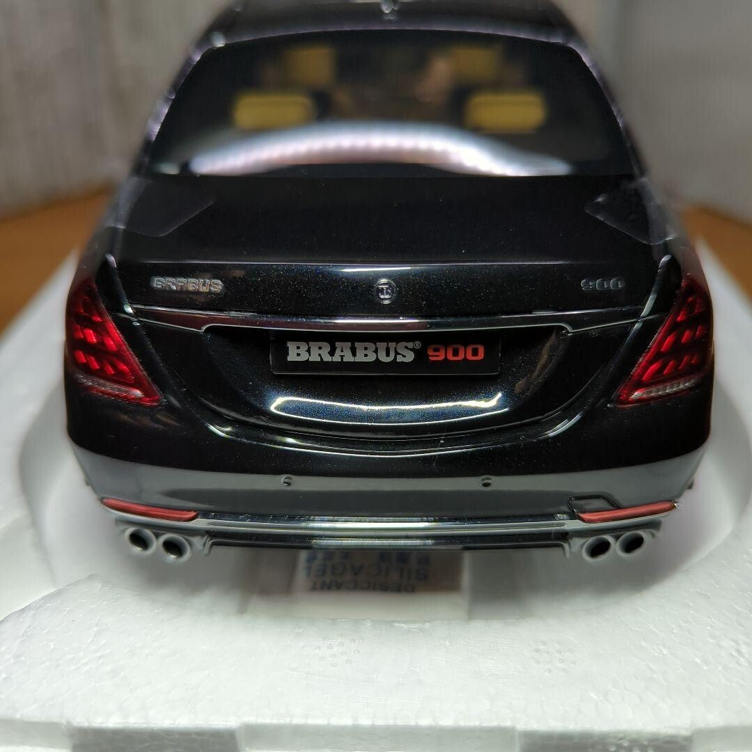 Mercedes 1/18 Scale BRABUS900 Maybach S-CLASS Black minicar F/S