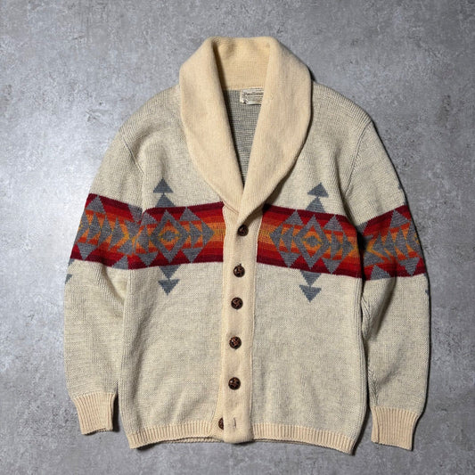 1970s PENDLETON Shawl Collar Cardigan White Label First come, first served !!