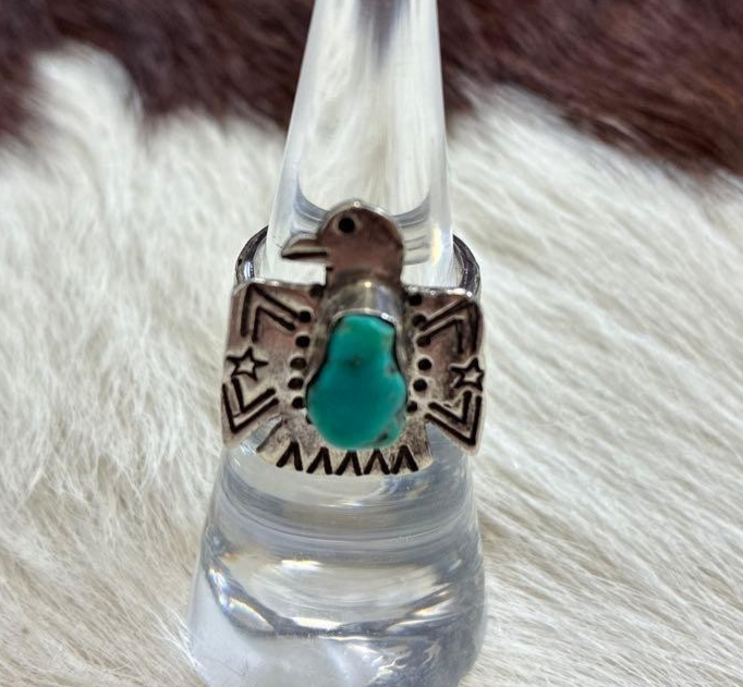 Indian jewelry! ERICKA NICOLAS BEGAY turquoise ring