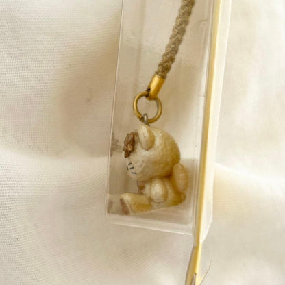 Hello Kitty Angel Bear Christmas Strap Rare Collectible Used Charm
