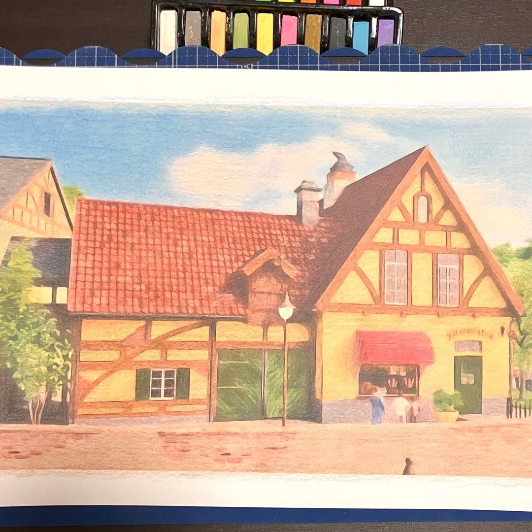 Ghibli Art: "Guchoki Bakery" from Kiki's Delivery Service, 33cm x 24cm