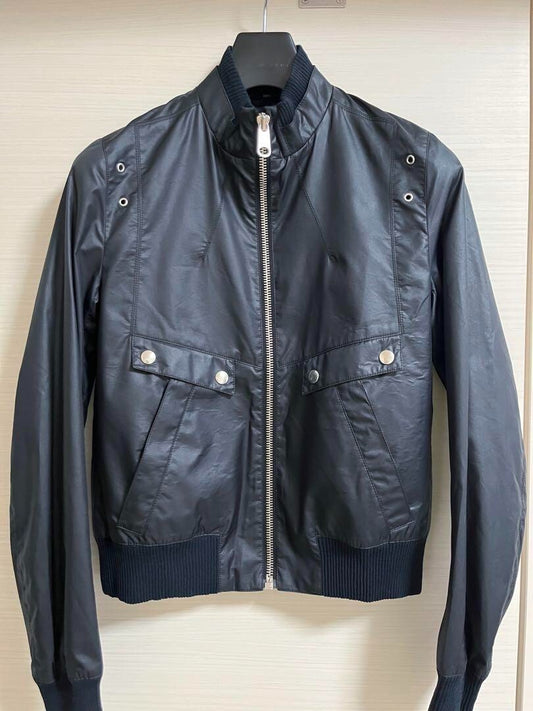 Dior Homme by Hedi Slimane 08SS Cropped bomber jacket blouson nylon men's size44