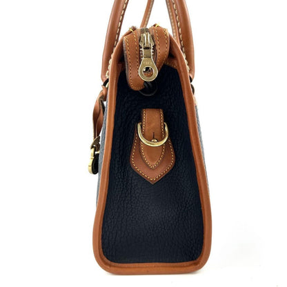 "Dooney & Bourke Leather Tote Bag YJ202 8.7x12.6x3.9 Inch" /Used++