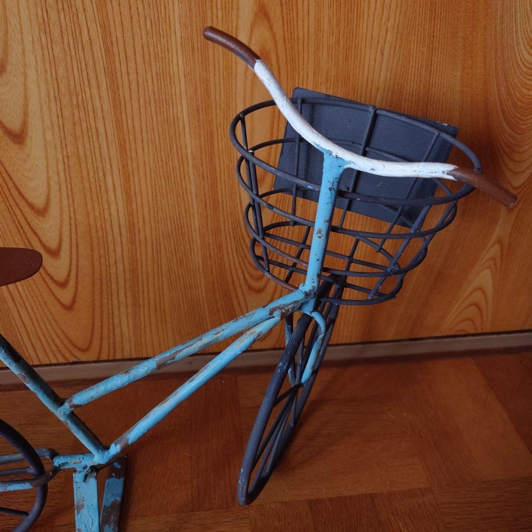Sciens Bike Bicycle-shaped ornament Tin bicycle-shaped ornament Flower pot