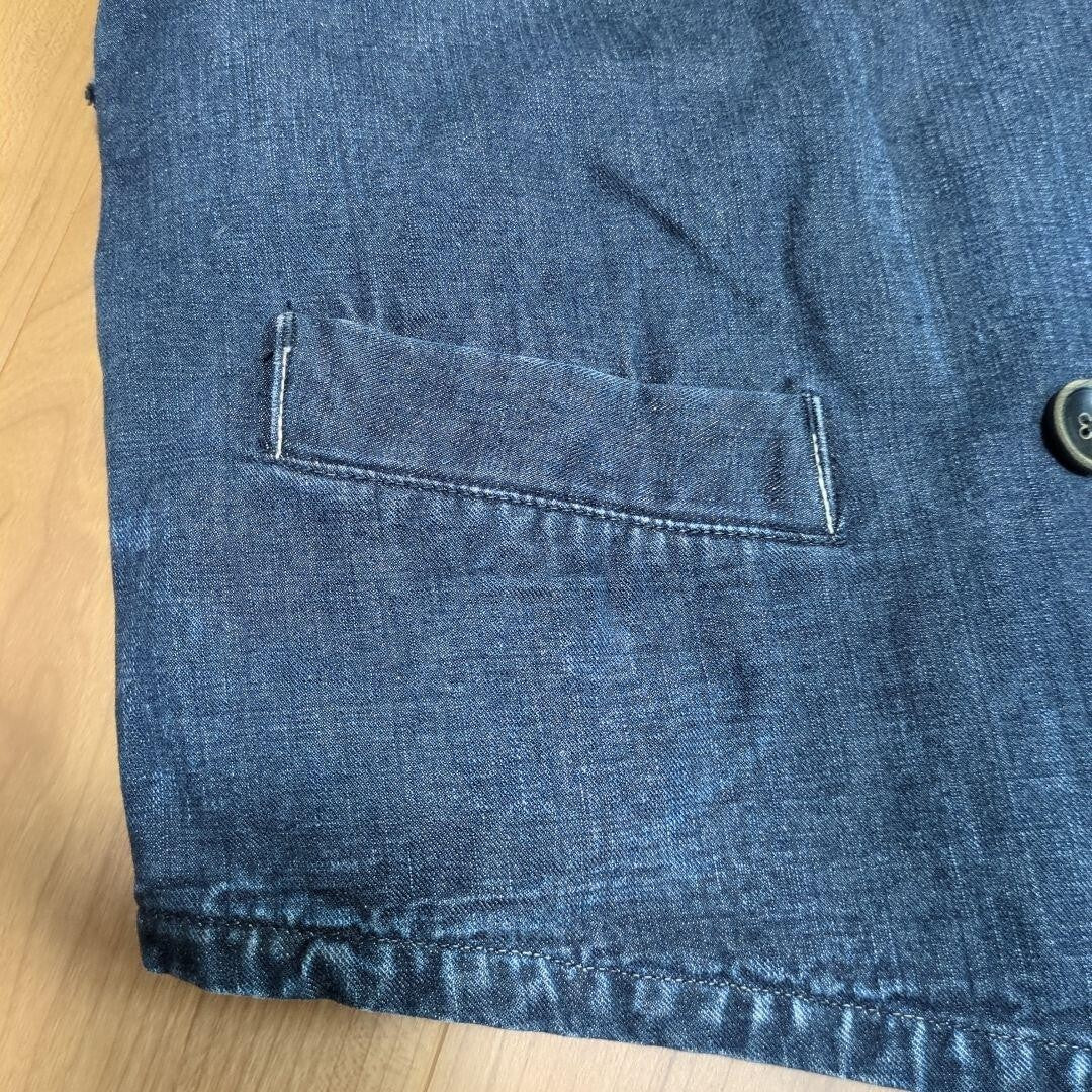 KAPITAL Denim double button Vest Cotton100% Used Excellent+ Vintage Japan