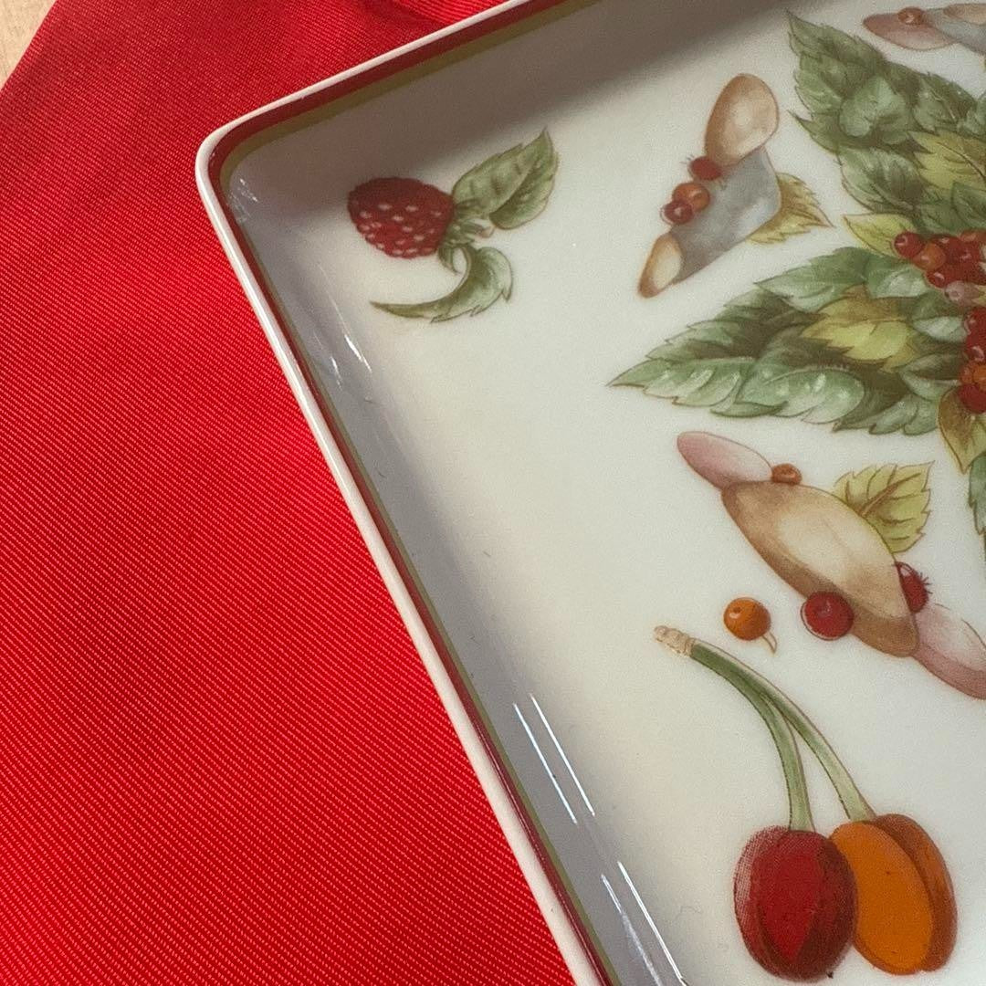 HERMES Plate Christmas 16cm x 12cm