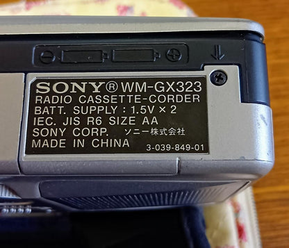 SONY WM-GX323 Walkman Vintage (Junk)
