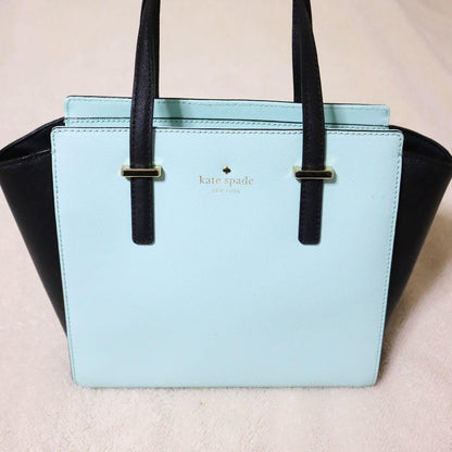 Kate Spade 2-way handbag Shoulder bag Black Blue