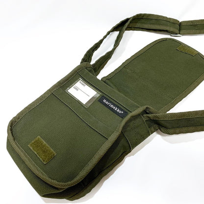 Authentic marimekko Mini Shoulder Bag Messenger Bag Olive Green Women Unisex