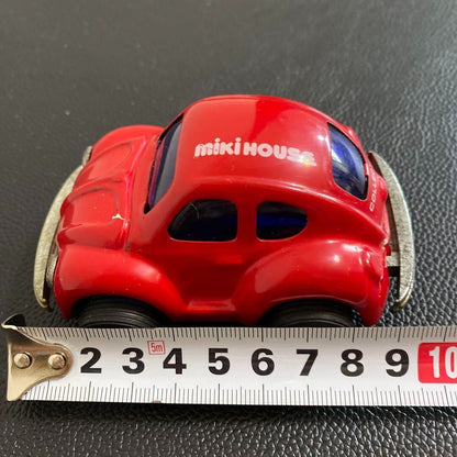 Rare 1990s retro antique fancy miniature car tinplate red WAGEN