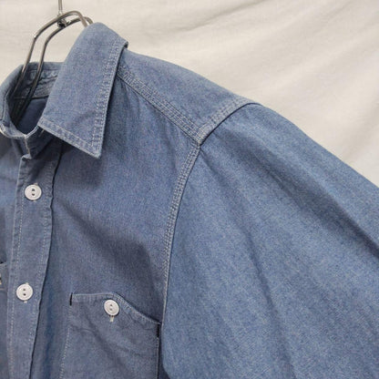 Engineered Garments Chambray Work Shirt 100% Cotton Vintage Made in USA