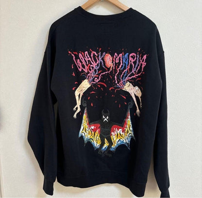 Wacko Maria NECK FACE Collaboration Sweatshirt Size L Rare