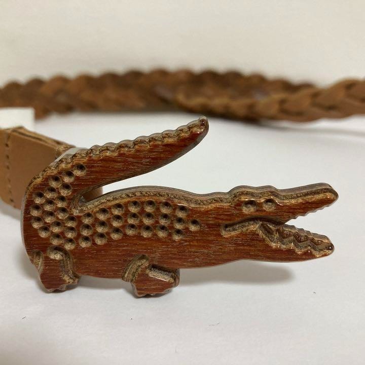 LACOSTE Women Rare Belt Crocoste Limited Edition VHTF Popular Products Sophistic