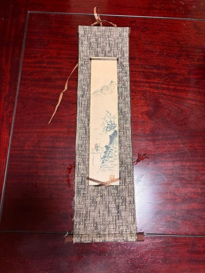 Japanese Landscape Painting Hanging Scroll Antique Landscape Painting