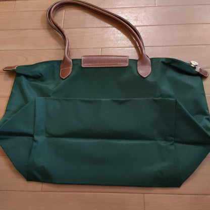 LONGCHAMP Nylon Tote Bag Green