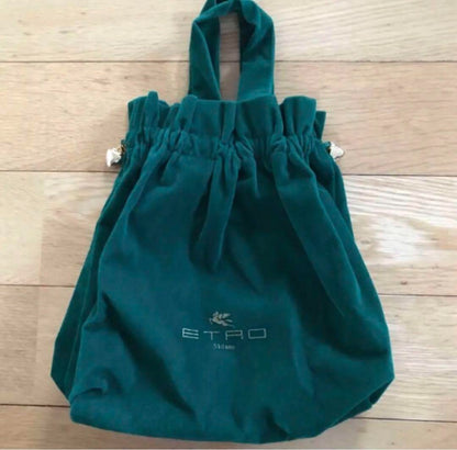 ETRO Green Velvet Mini Bag