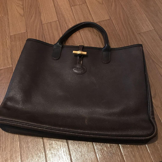 LONGCHAMP Tote Bag Leather BRW