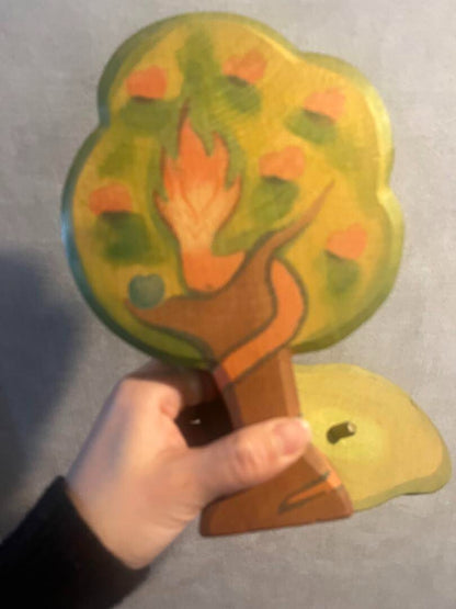 Ostheimer Germany Wooden Adam And Eve Vintage only tree
