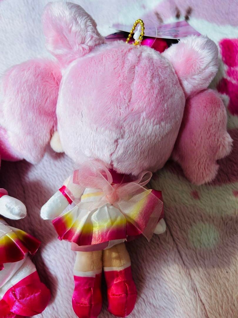 Sailor moon x Sanrio Plush Collab MY MELODY Chibimoon Set Lot of 2 Japan New