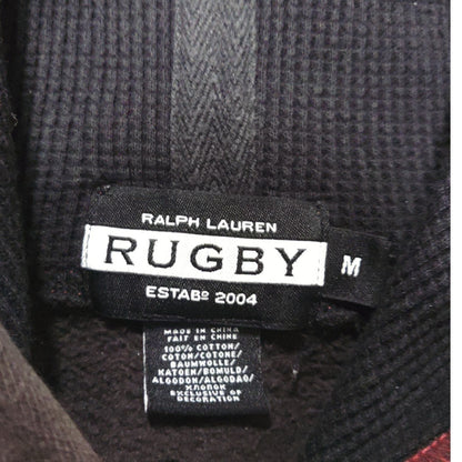 Vintage RUGBY POLO RALPH LAUREN hoodie, size M, skull embroidery.