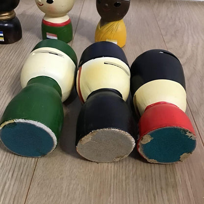 1970 Osaka World Expo: Ceramic piggy banks (9 pieces)